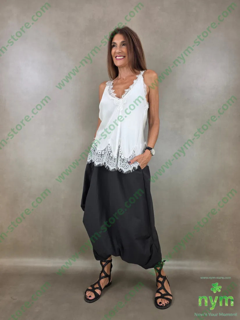 pantagonna tessuto martellato 87co13ny - PANTALONE