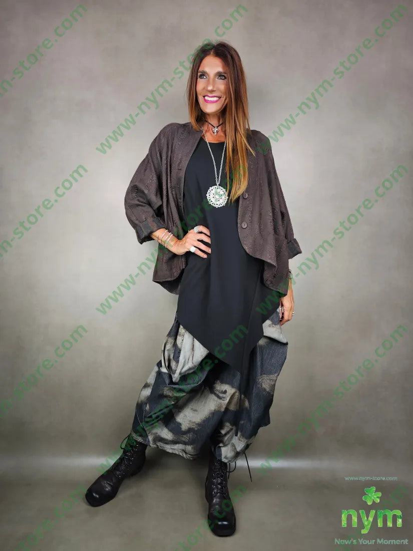 pantagonna velluto costina fantasia 100co U / MARRONE / AI25 PANTALONE