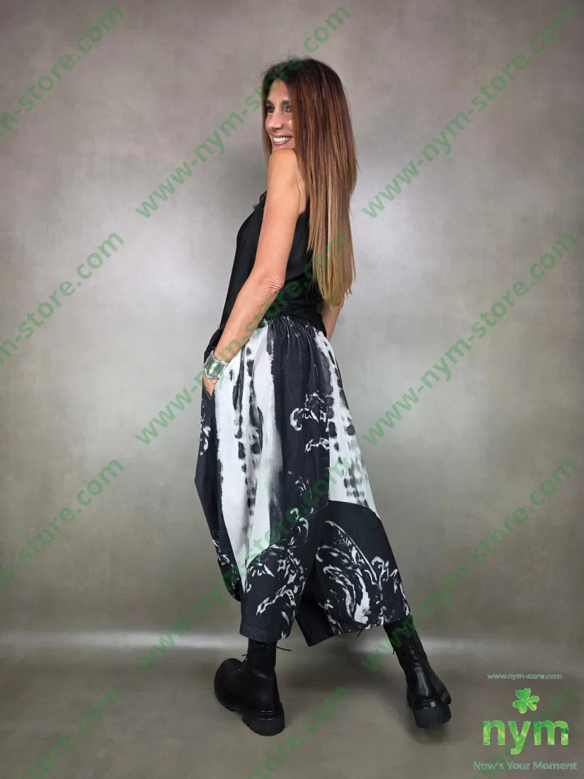 pantagonna velluto costina fantasia 100co PANTALONE