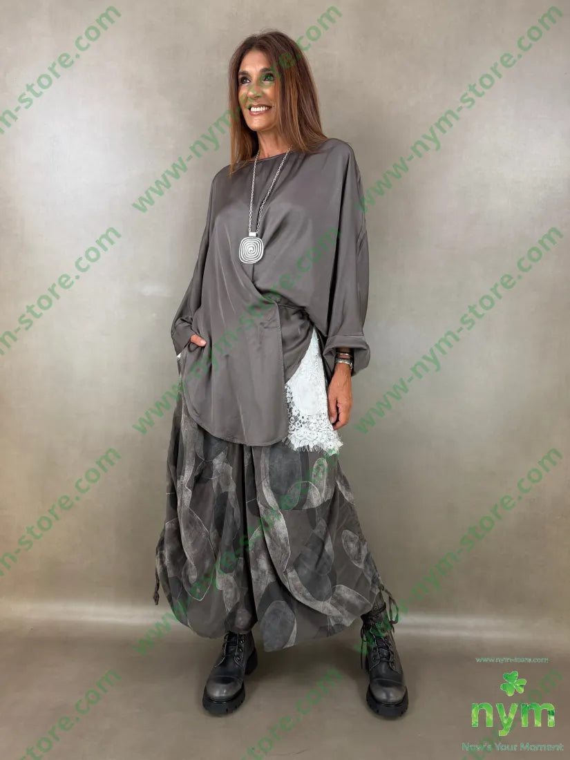 pantagonna velluto coulisse gamba 100co - U / FANGO / AI26 - PANTALONE