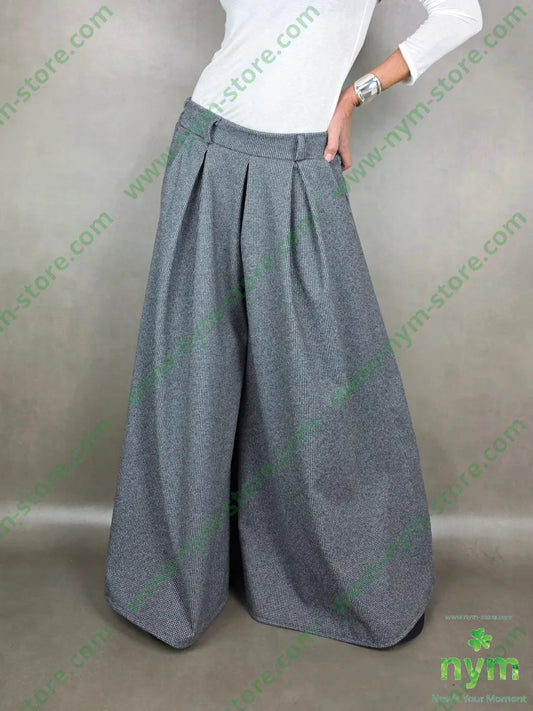 pantalone a gonna fantasia 110co U / GRIGIO C. / AI25 PANTALONE