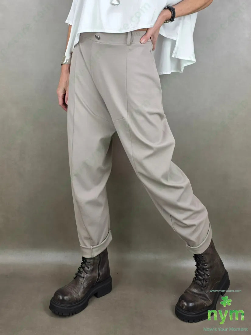 pantalone asimmetrico pm 67vi27pa6ea 1 / BEIGE / PE26 PANTALONE