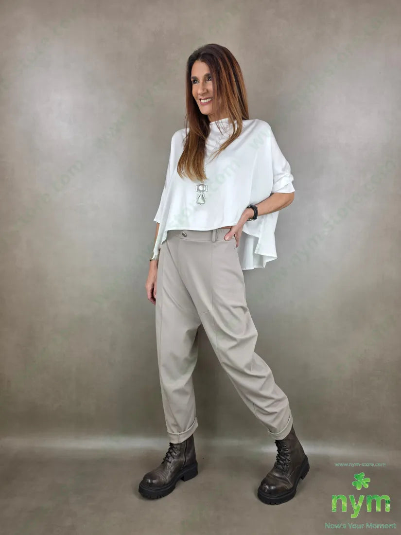 pantalone asimmetrico pm 67vi27pa6ea PANTALONE
