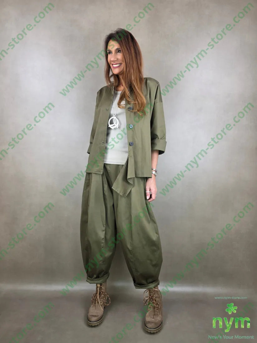pantalone ballon tessuto lucido 79vi19ny2ea PANTALONE