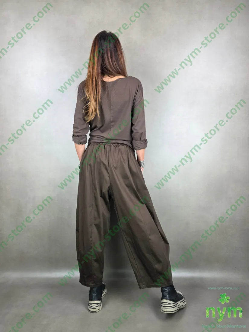 pantalone ballon tessuto lucido 79vi19ny2ea PANTALONE