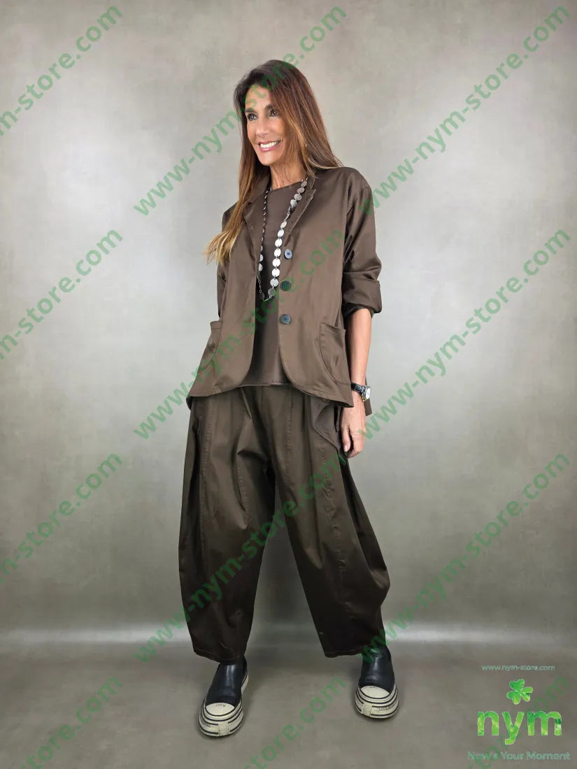 pantalone ballon tessuto lucido 79vi19ny2ea PANTALONE