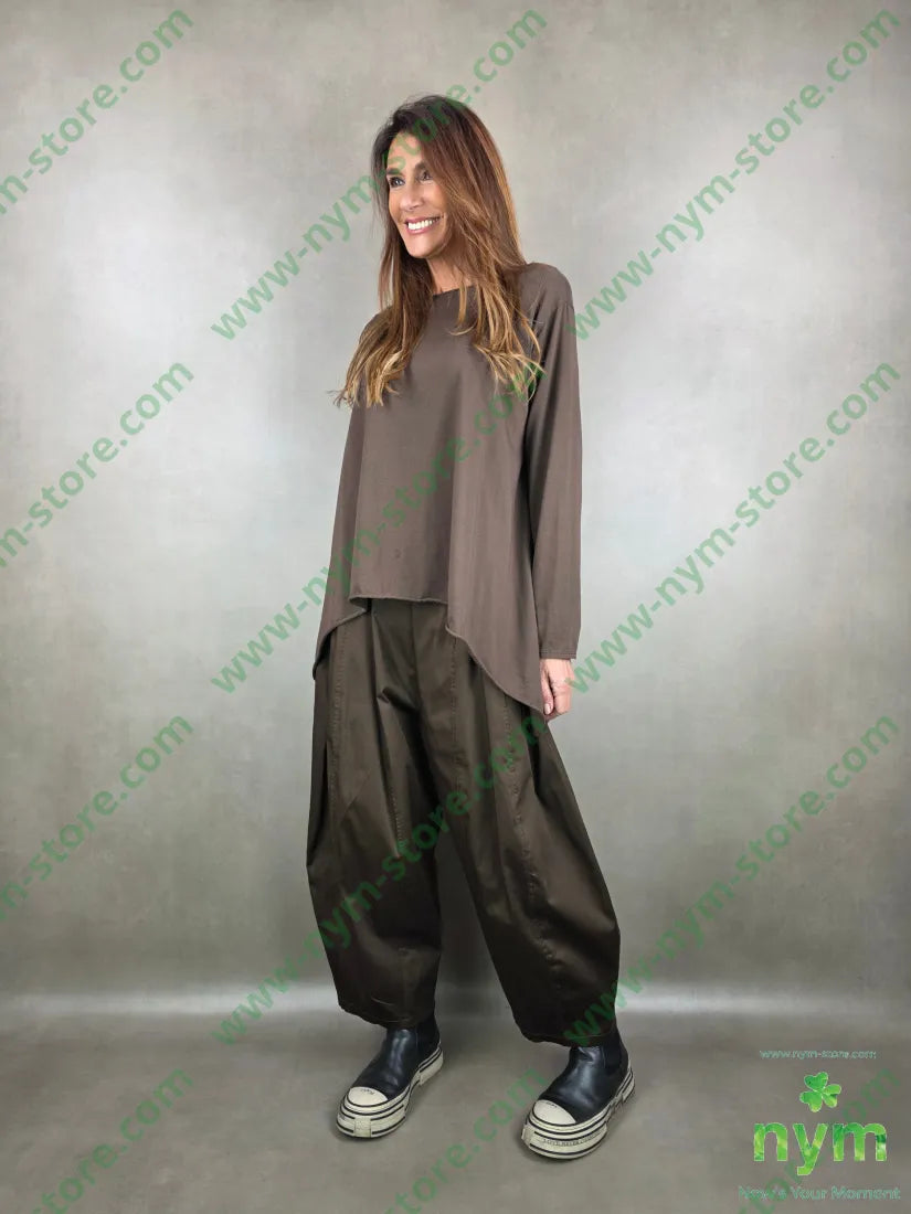 pantalone ballon tessuto lucido 79vi19ny2ea PANTALONE