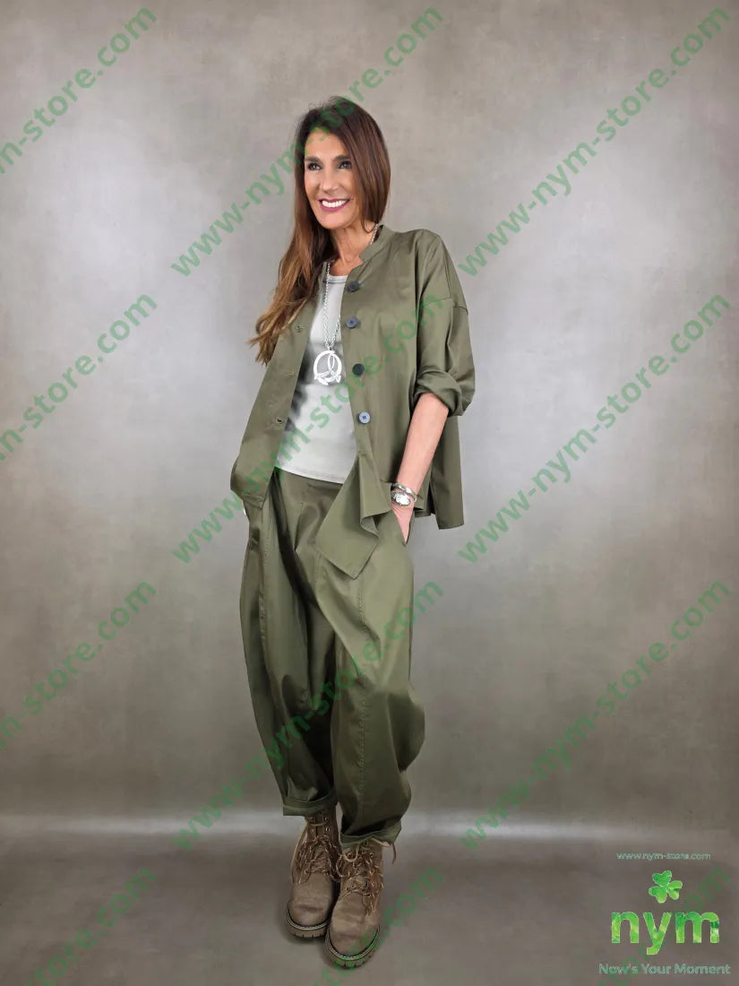 pantalone ballon tessuto lucido 79vi19ny2ea PANTALONE