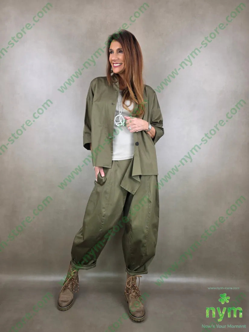 pantalone ballon tessuto lucido 79vi19ny2ea PANTALONE