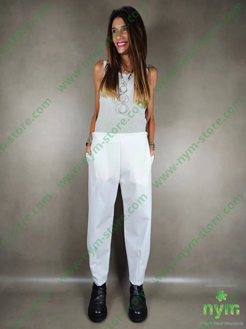 pantalone basico ad imbuto 52co40pa8ea PANTALONE