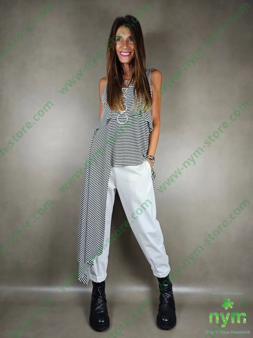 pantalone basico ad imbuto 52co40pa8ea PANTALONE