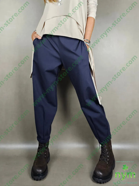 pantalone basico ad imbuto 52co40pa8ea U / BLU / AI25 PANTALONE