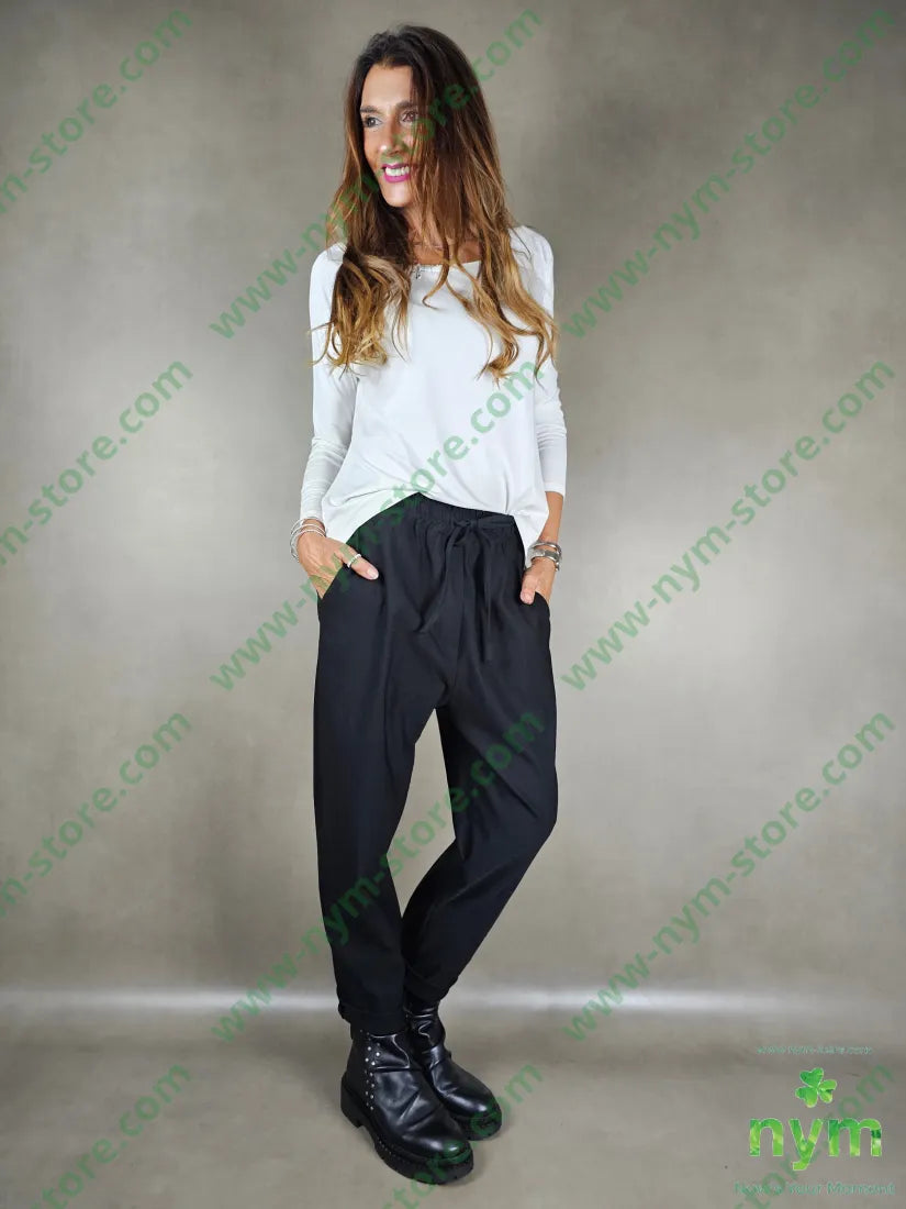 pantalone basico coulisse 79vi19ny2ea PANTALONE