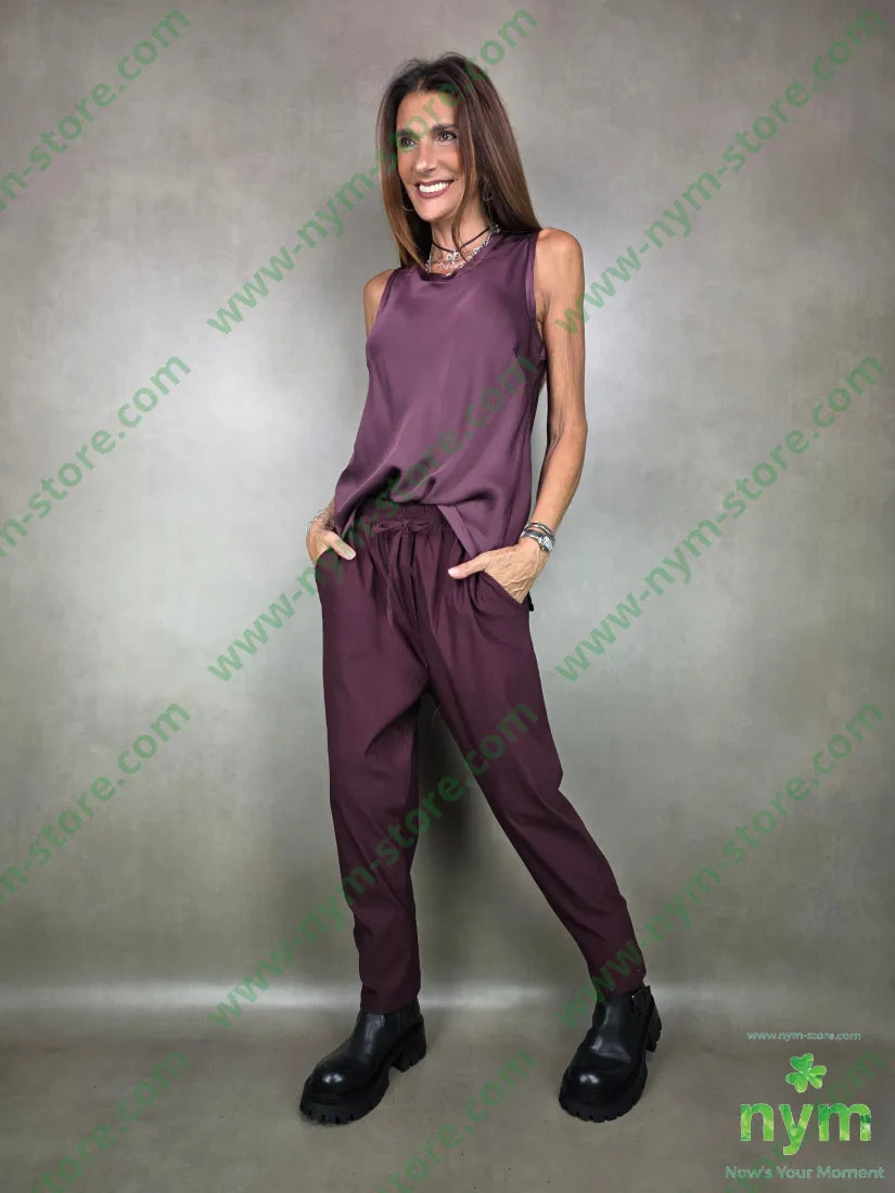 pantalone basico coulisse 79vi19ny2ea PANTALONE