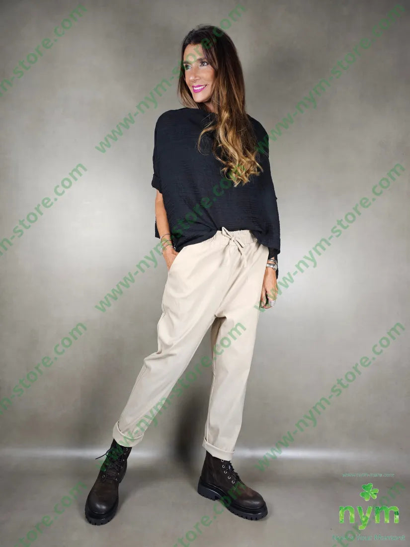 pantalone basico coulisse 79vi19ny2ea PANTALONE