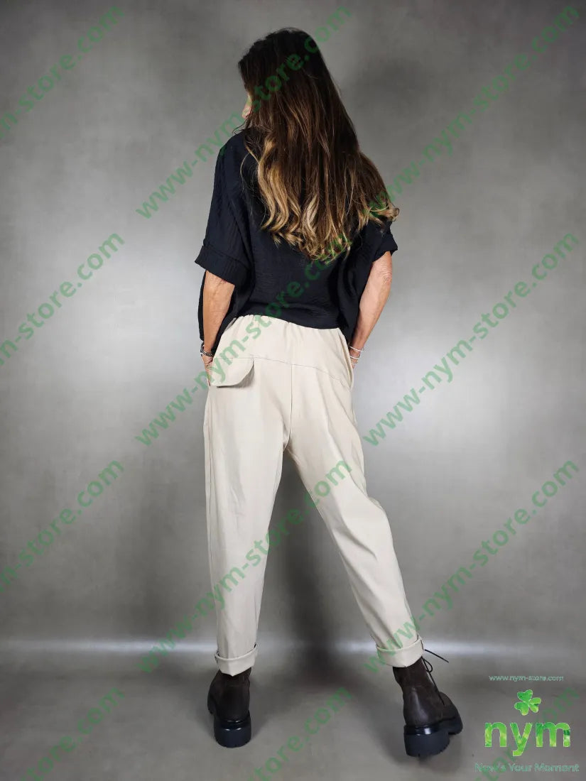 pantalone basico coulisse 79vi19ny2ea PANTALONE