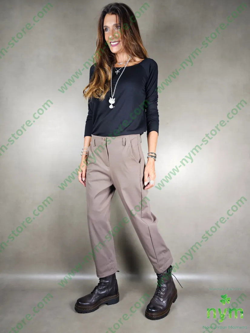 pantalone bassa vita basico 52co40pa8ea PANTALONE