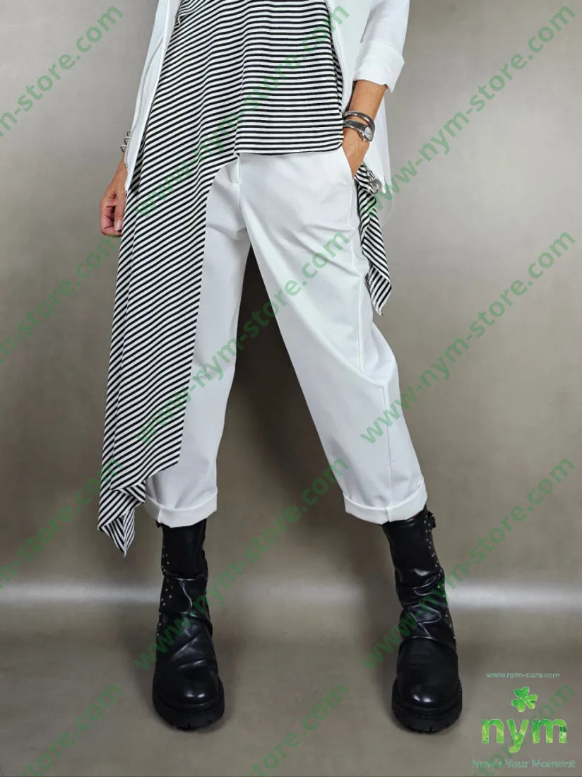 pantalone bassa vita basico 52co40pa8ea XS / PANNA / AI25 PANTALONE