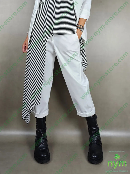 pantalone bassa vita basico 52co40pa8ea XS / PANNA / AI25 PANTALONE