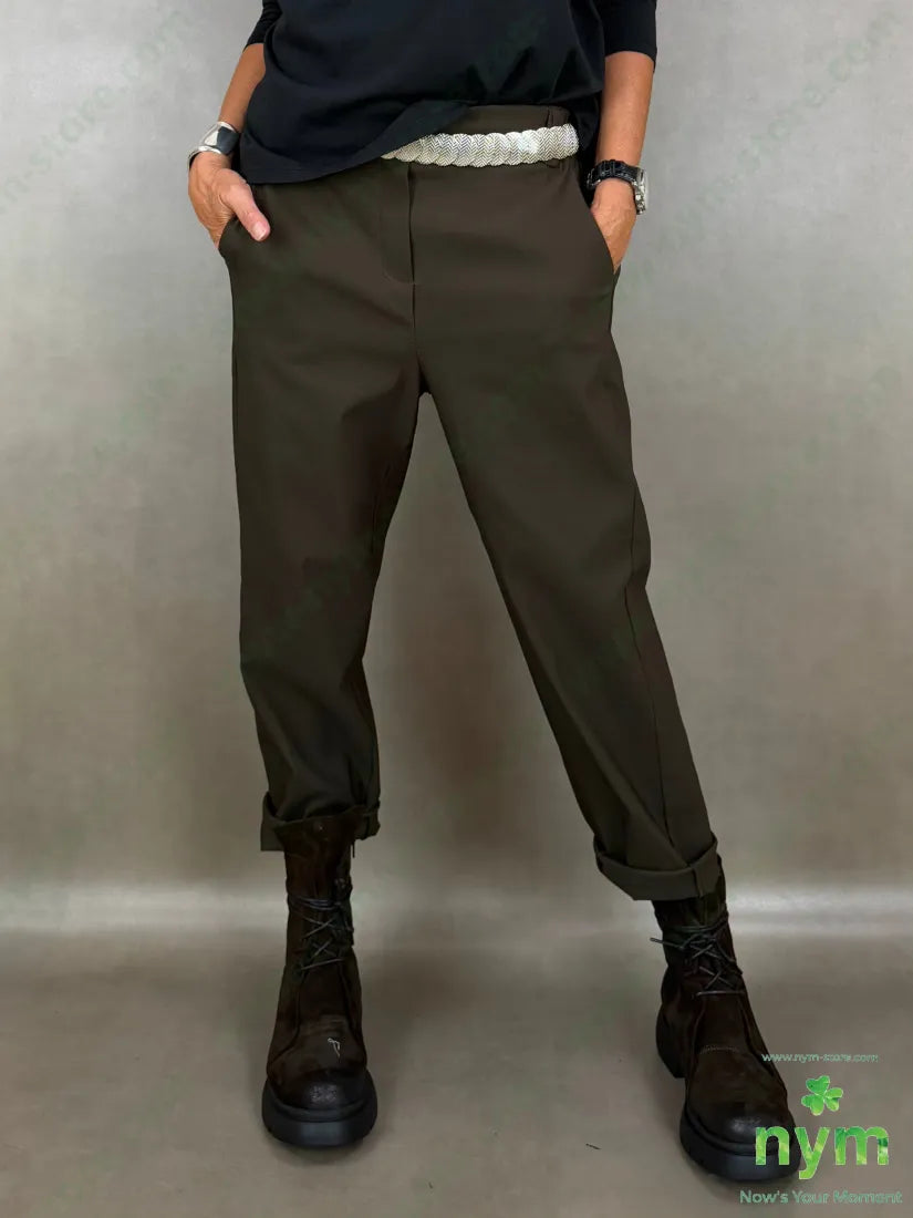 pantalone bengalina abbottonatura finta 79vi11ny2ea 65vi30ny5ea - PANTALONE