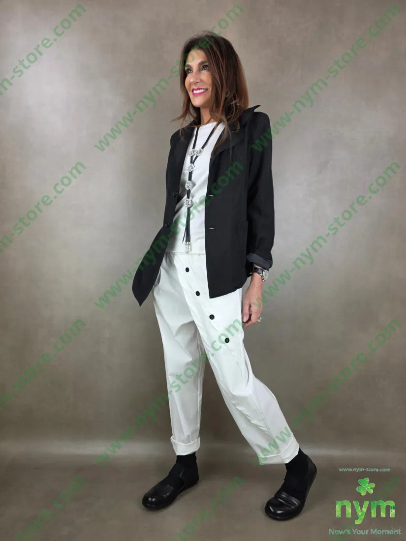 pantalone bengalina con mezzo pareo 65vi32pl3ea PANTALONE