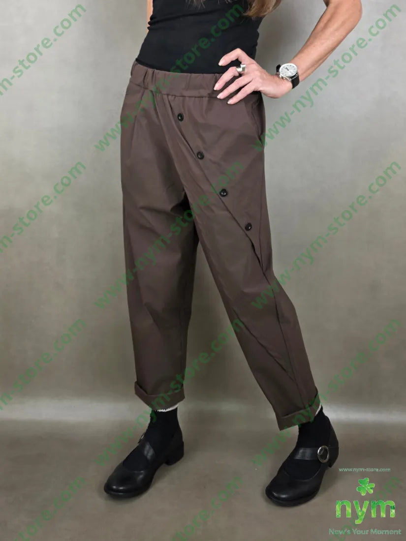 pantalone bengalina con mezzo pareo 65vi32pl3ea PANTALONE