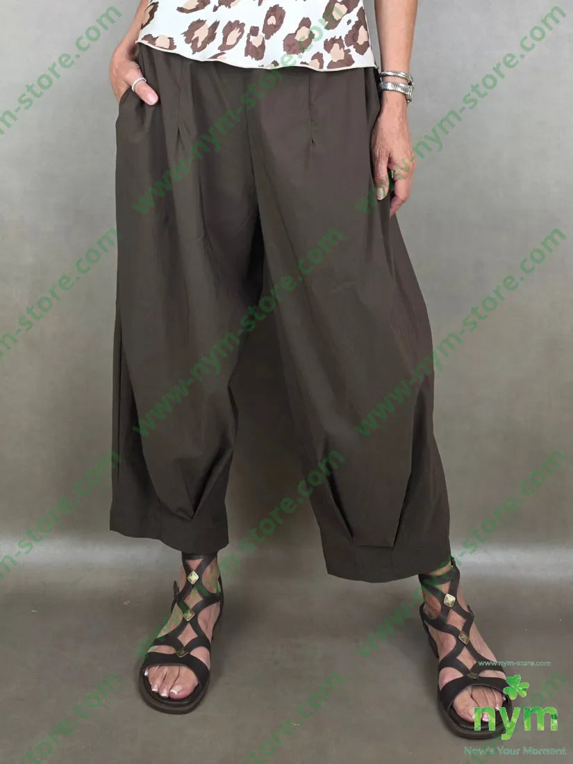 pantalone bengalina pinces polso 79vi12ny2ea - U / MARRONE / PE26 - PANTALONE