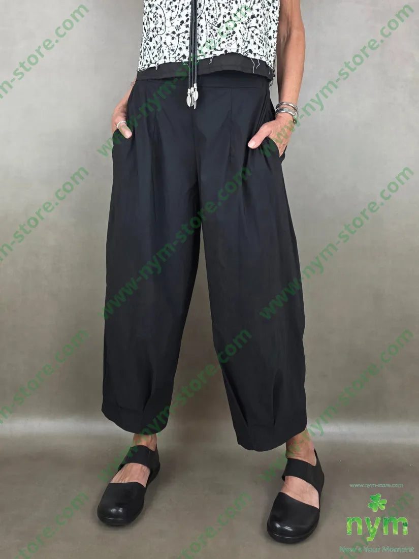 pantalone bengalina pinces polso 79vi12ny2ea - U / NERO / PE26 - PANTALONE