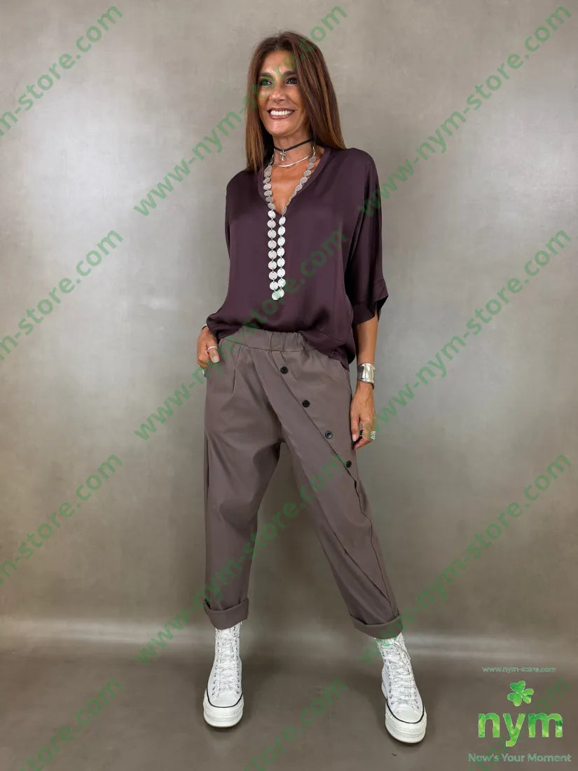 pantalone bengalina quattro bottoni pareo 70vi19ny2ea - PANTALONE