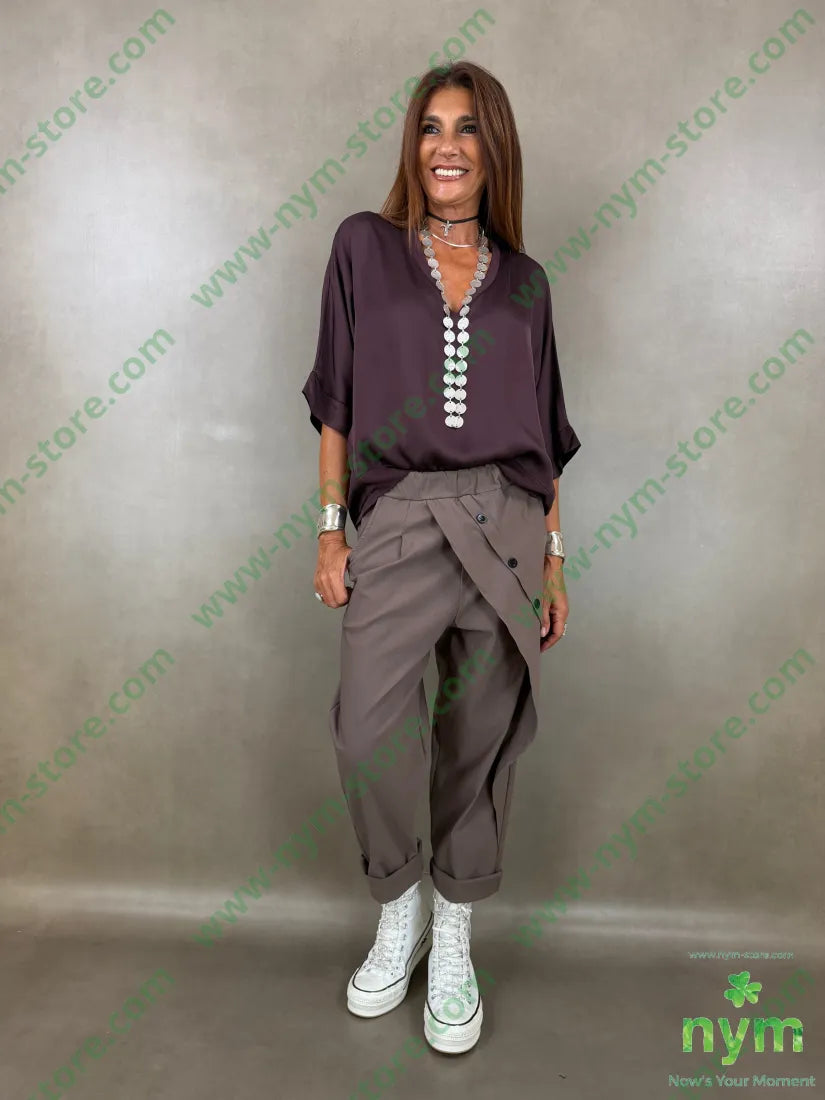 pantalone bengalina quattro bottoni pareo 70vi19ny2ea - PANTALONE