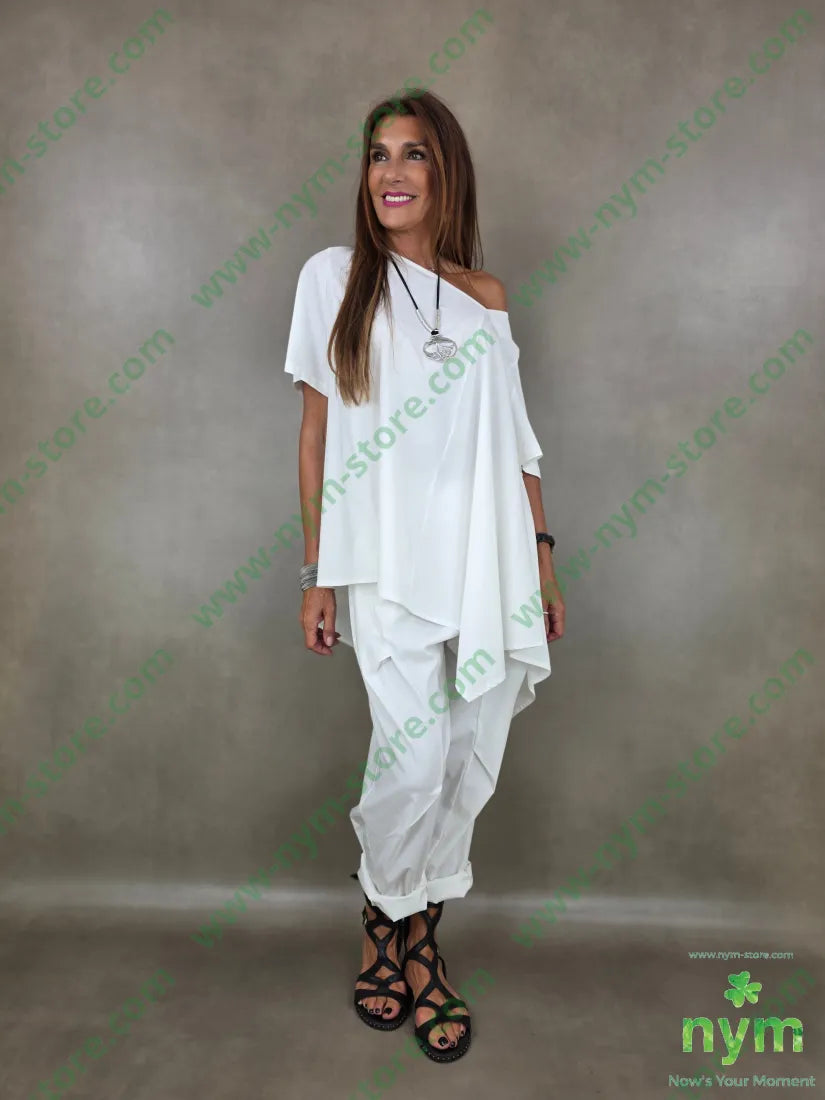 pantalone bengalina quattro pieghe gamba 76vi21ny3ea - PANTALONE