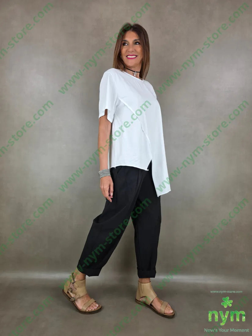 pantalone bengalina tasche oblique 70vi19ny2ea - PANTALONE