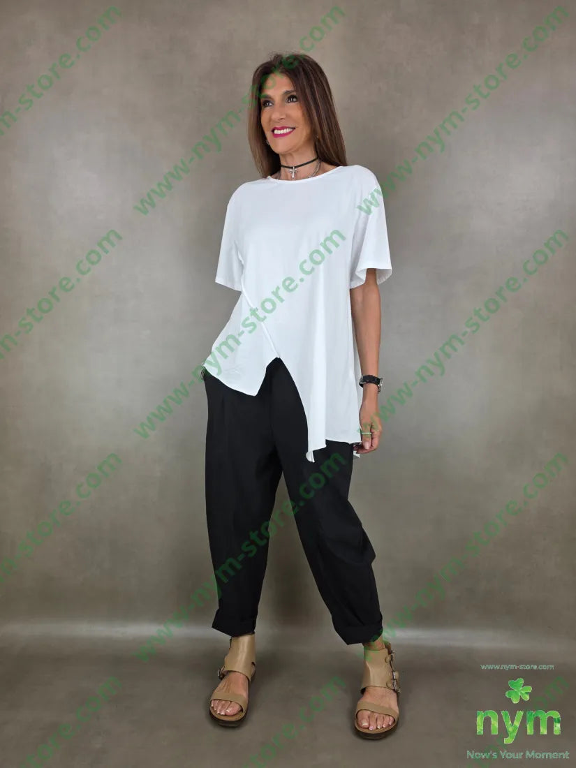 pantalone bengalina tasche oblique 70vi19ny2ea - PANTALONE