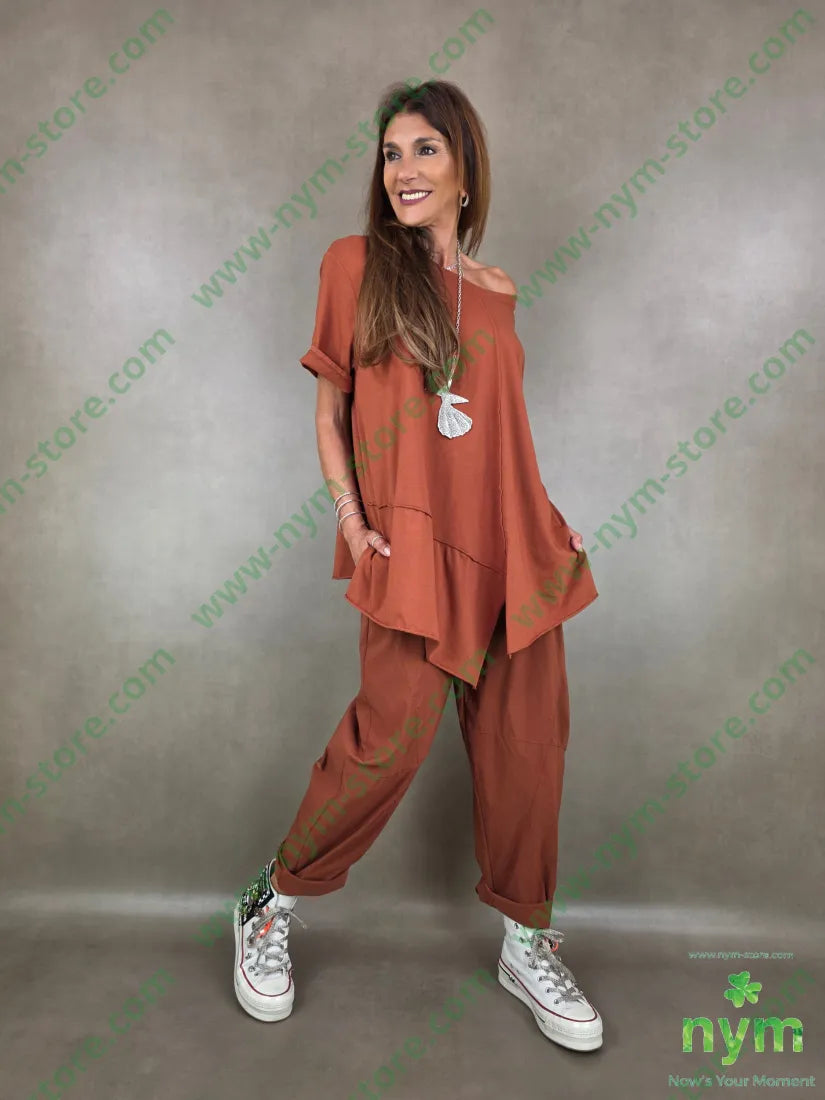 pantalone bengalina tasche oblique 70vi19ny2ea - PANTALONE