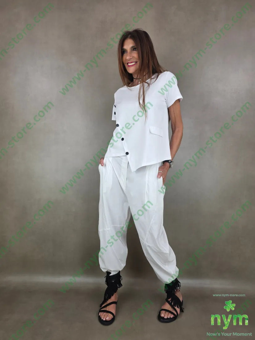 pantalone bengalina tasche oblique 70vi19ny2ea - PANTALONE