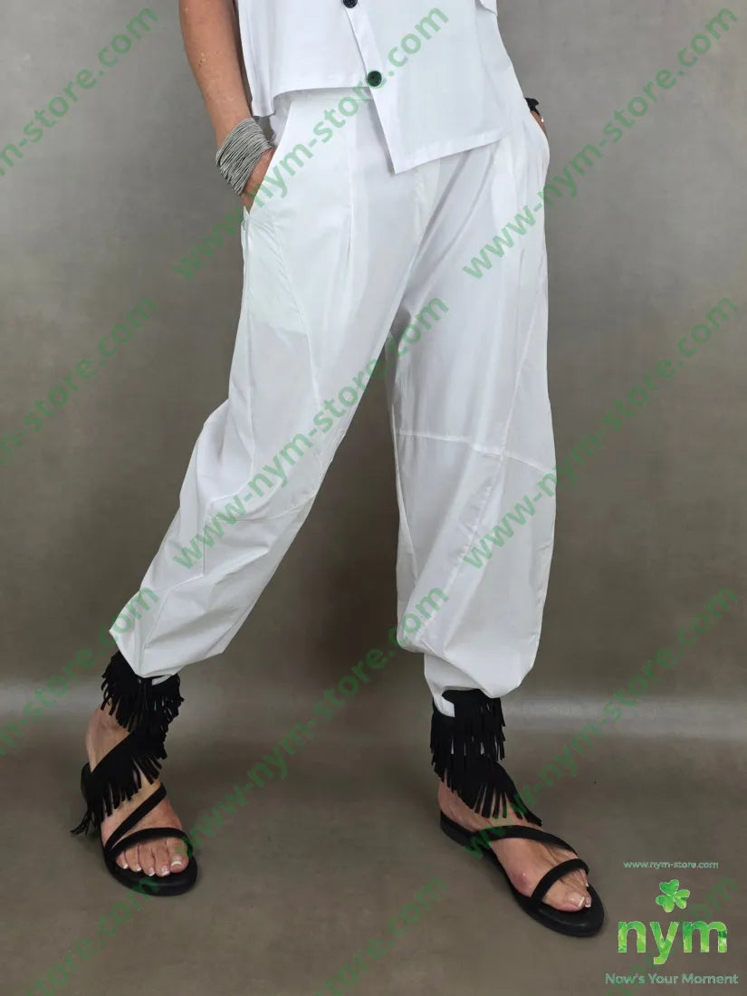 pantalone bengalina tasche oblique 70vi19ny2ea - U / BIANCO / PE26 - PANTALONE