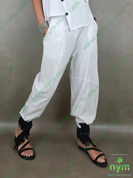 pantalone bengalina tasche oblique 70vi19ny2ea - U / BIANCO / PE26 - PANTALONE