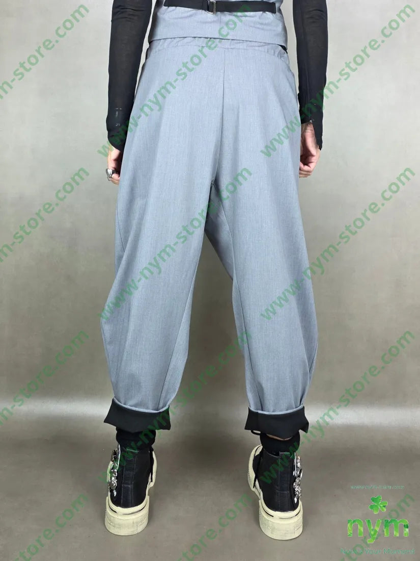 pantalone bicolor fresco lana 62pl25vi8wo5ea PANTALONE