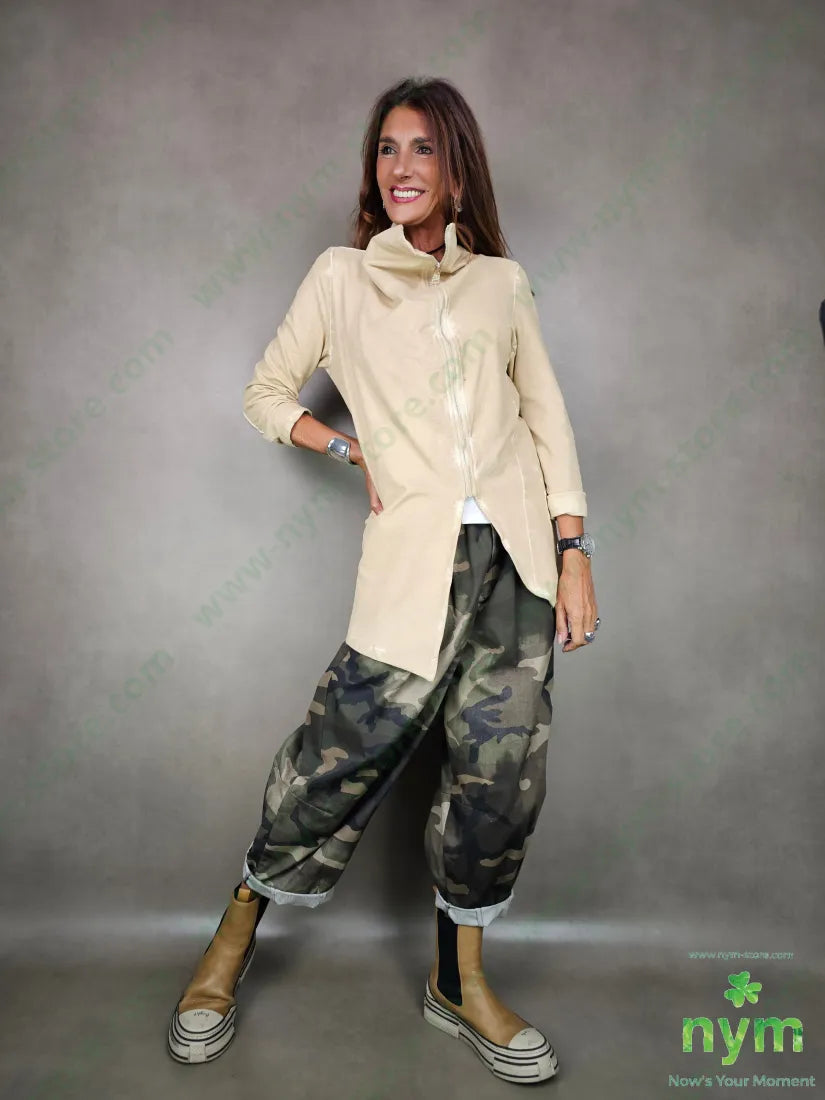 pantalone camouflage due pinces 100co U / MILITARE / AI25 PANTALONE