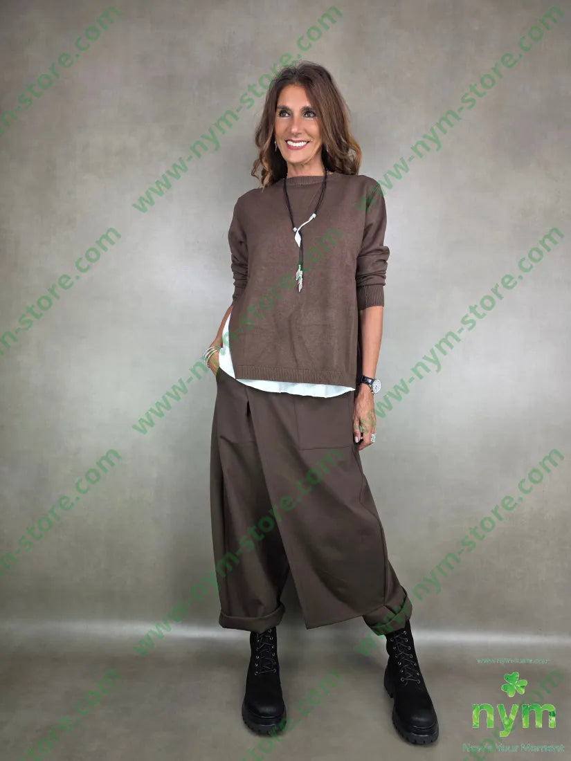 pantalone cav basso con pareo pmi 65vi30pa5ea PANTALONE