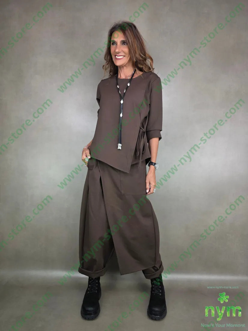 pantalone cav basso con pareo pmi 65vi30pa5ea PANTALONE