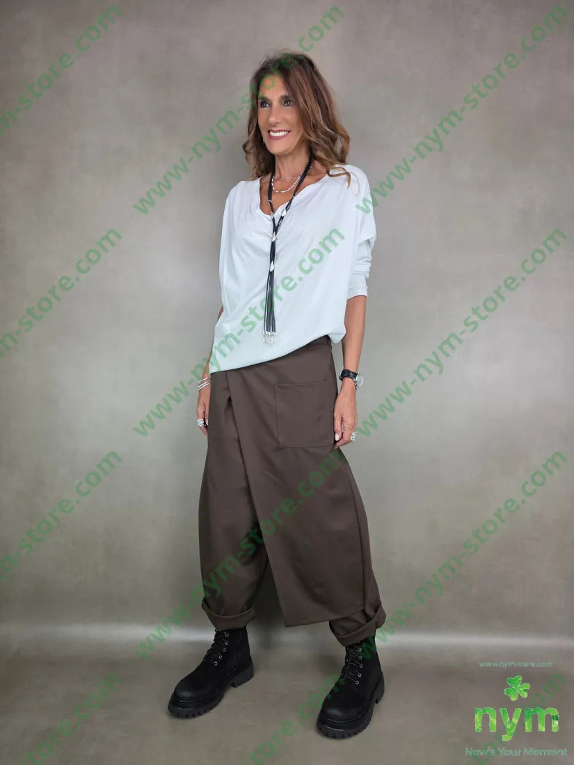 pantalone cav basso con pareo pmi 65vi30pa5ea PANTALONE