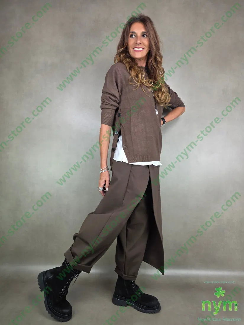 pantalone cav basso con pareo pmi 65vi30pa5ea PANTALONE