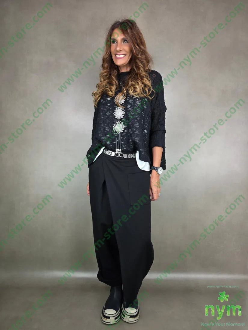 pantalone cav basso con pareo pmi 65vi30pa5ea PANTALONE