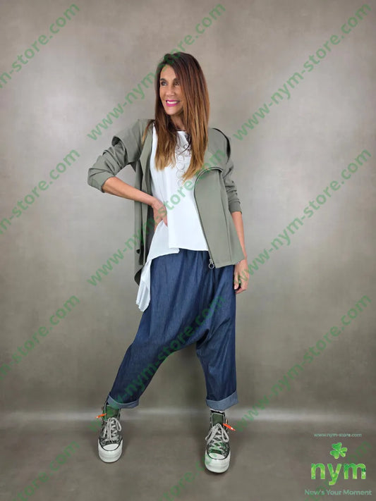pantalone chambray 93co8ea U / DENIM / PE26 PANTALONE