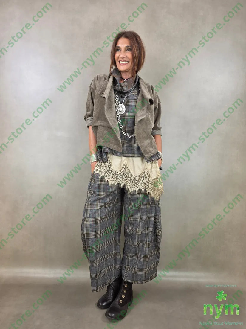 pantalone check 63pl34vi3eea - U / FANGO / AI26 - PANTALONE