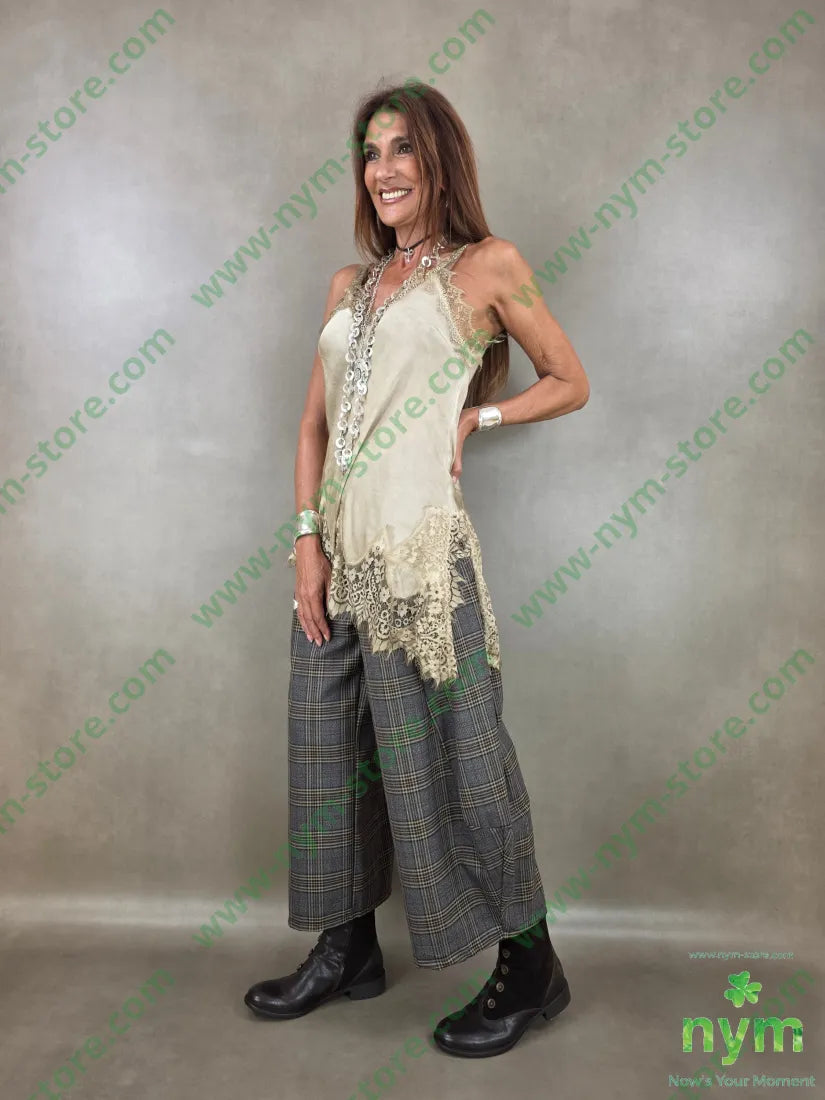 pantalone check 63pl34vi3eea - U / FANGO / AI26 - PANTALONE
