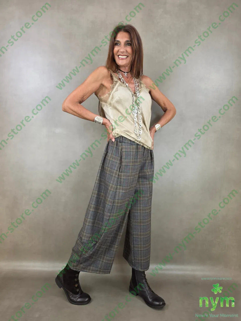 pantalone check 63pl34vi3eea - U / FANGO / AI26 - PANTALONE