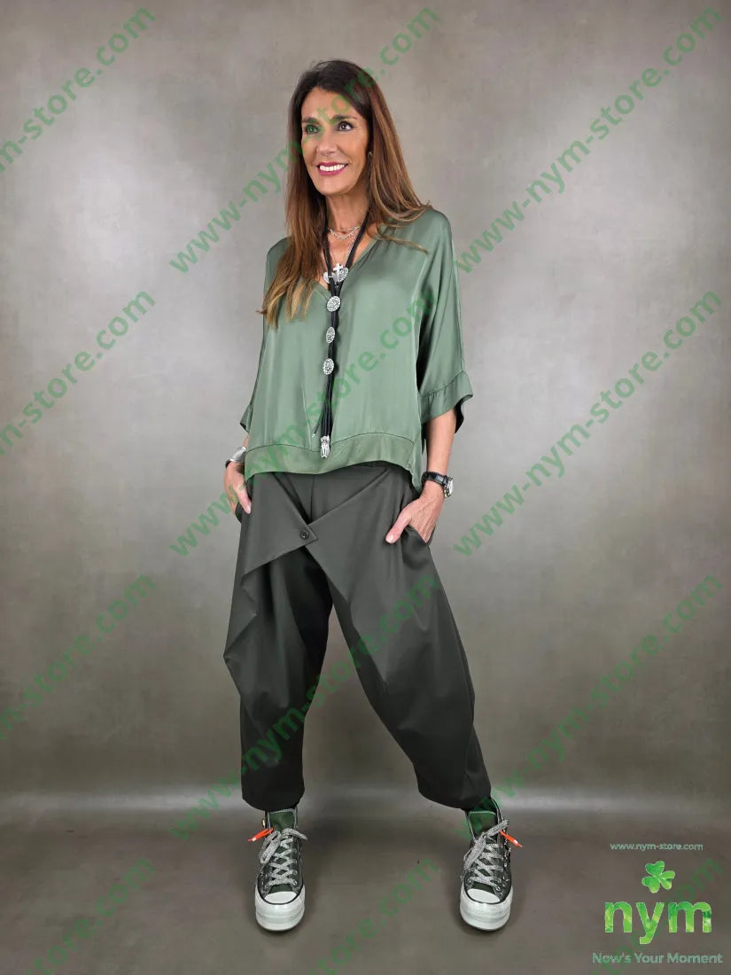 pantalone chiusura incrocio un bottone 66co29pa5ea PANTALONE