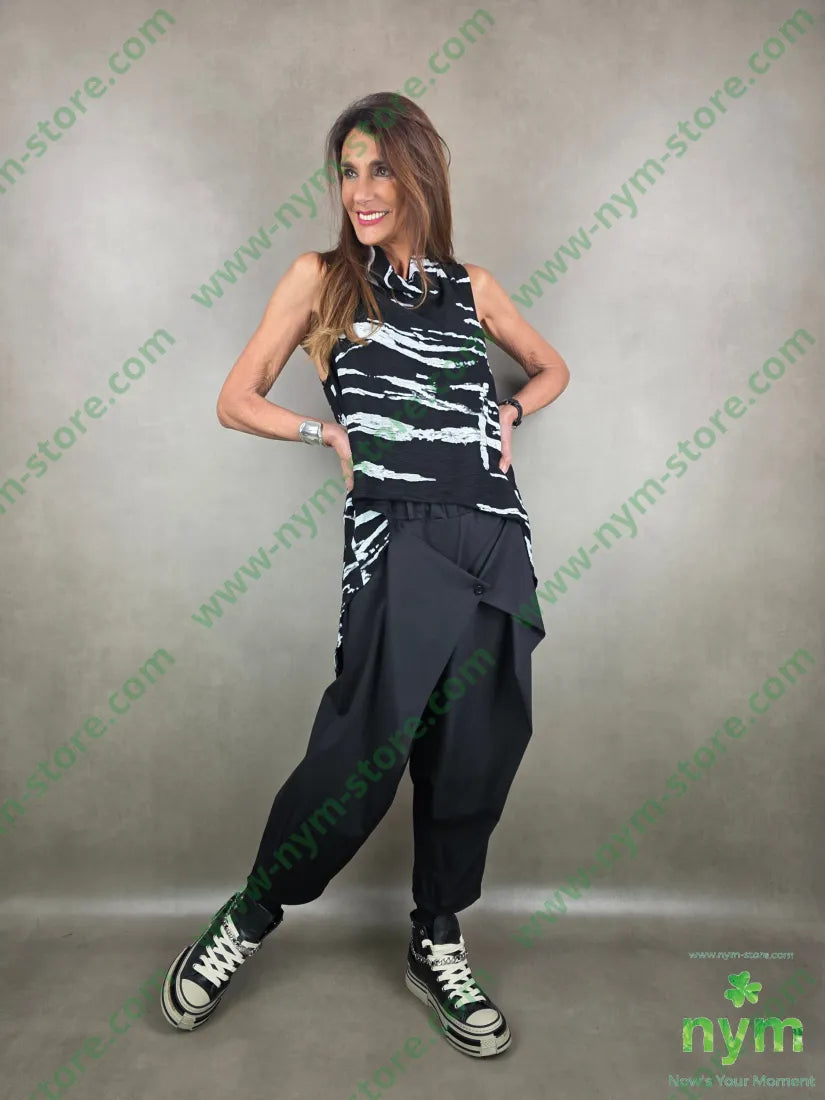 pantalone chiusura incrocio un bottone 66co29pa5ea PANTALONE